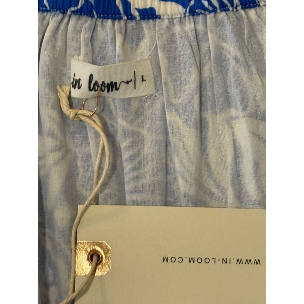 NWT Chic Blue Floral Maxi Dress - Picture 11 of 11